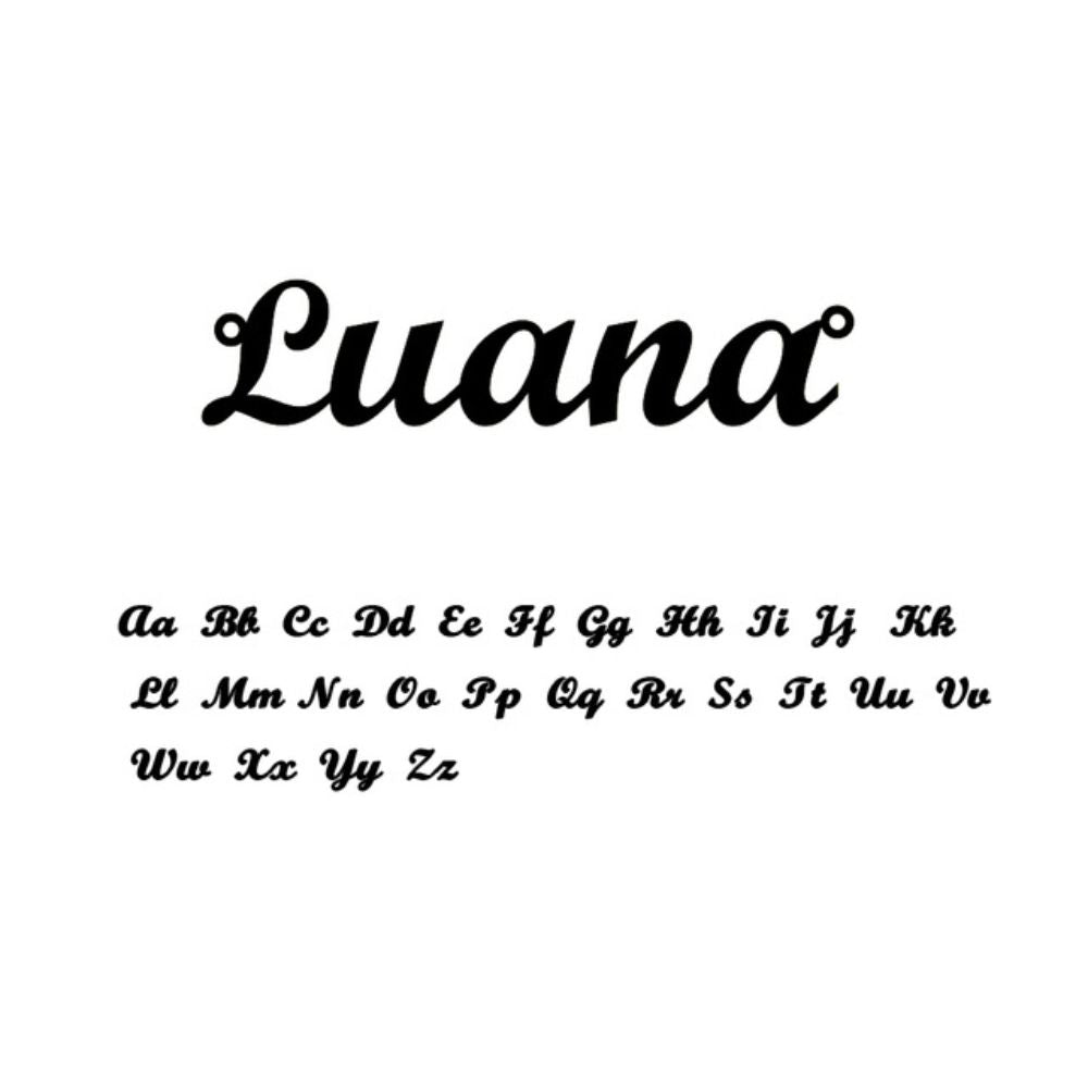 Double Name Ring - Silver Steel / Luana Thick The Namely Mine thenamelymine