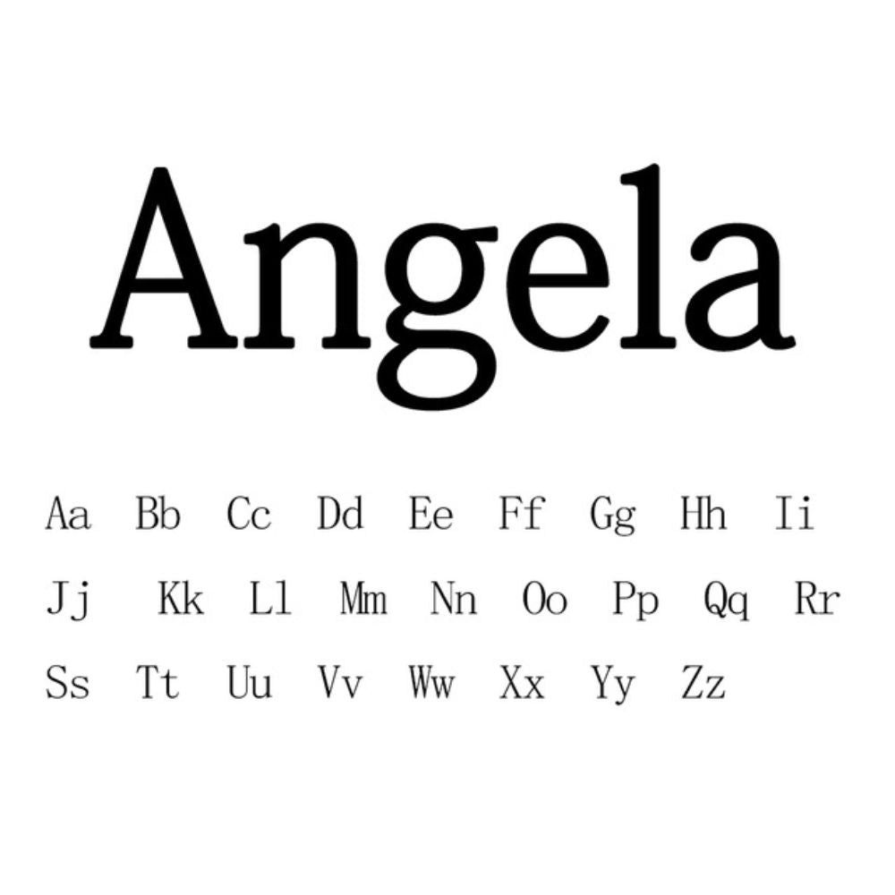 Double Name Ring - Gold / Angela Seraph The Namely Mine thenamelymine