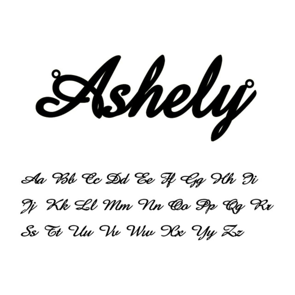 Double Name Ring - Gold / Ashley The Namely Mine thenamelymine