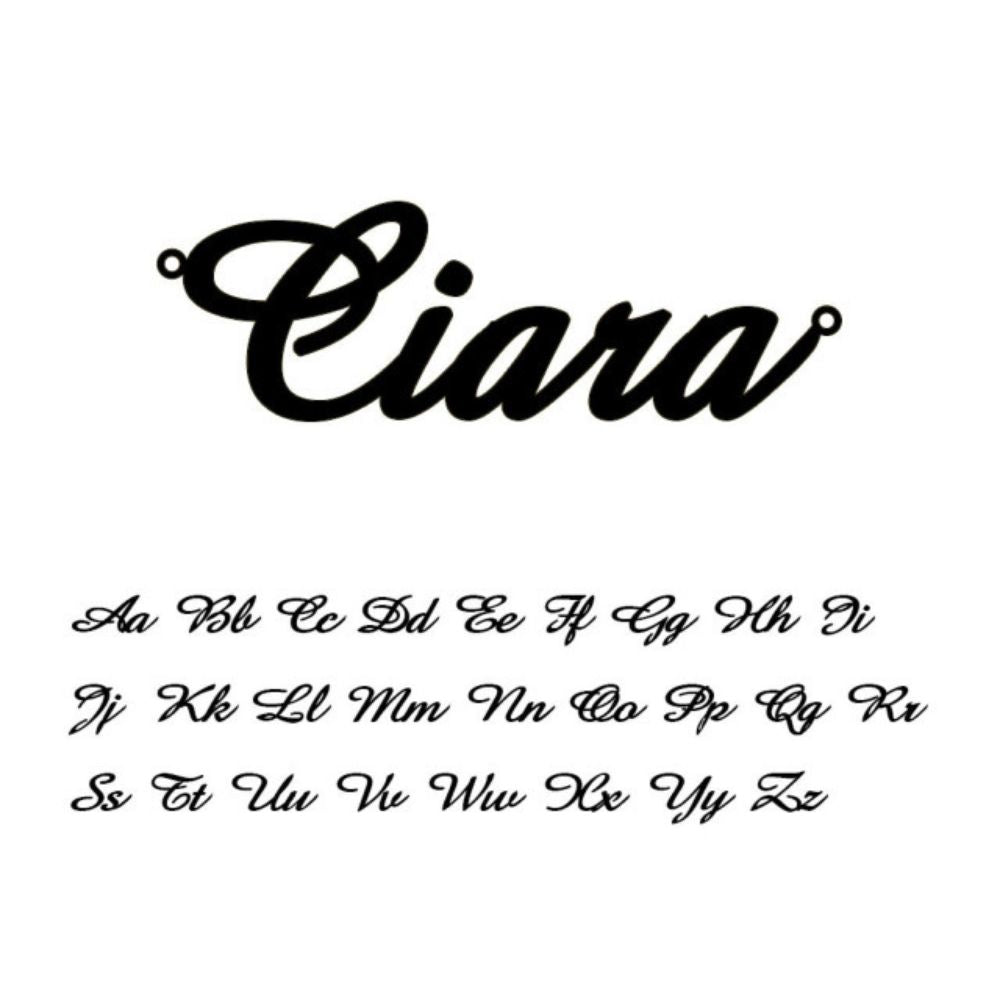 Double Name Ring - Gold / Ciara The Namely Mine thenamelymine
