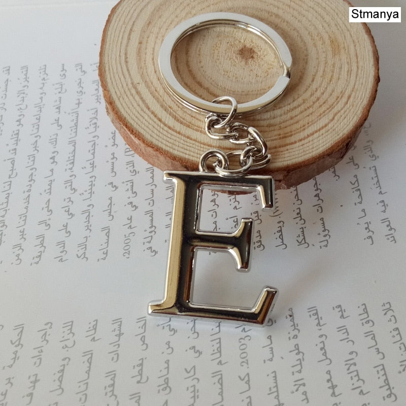 Simplicity A-Z Key Ring - E The Namely Mine thenamelymine
