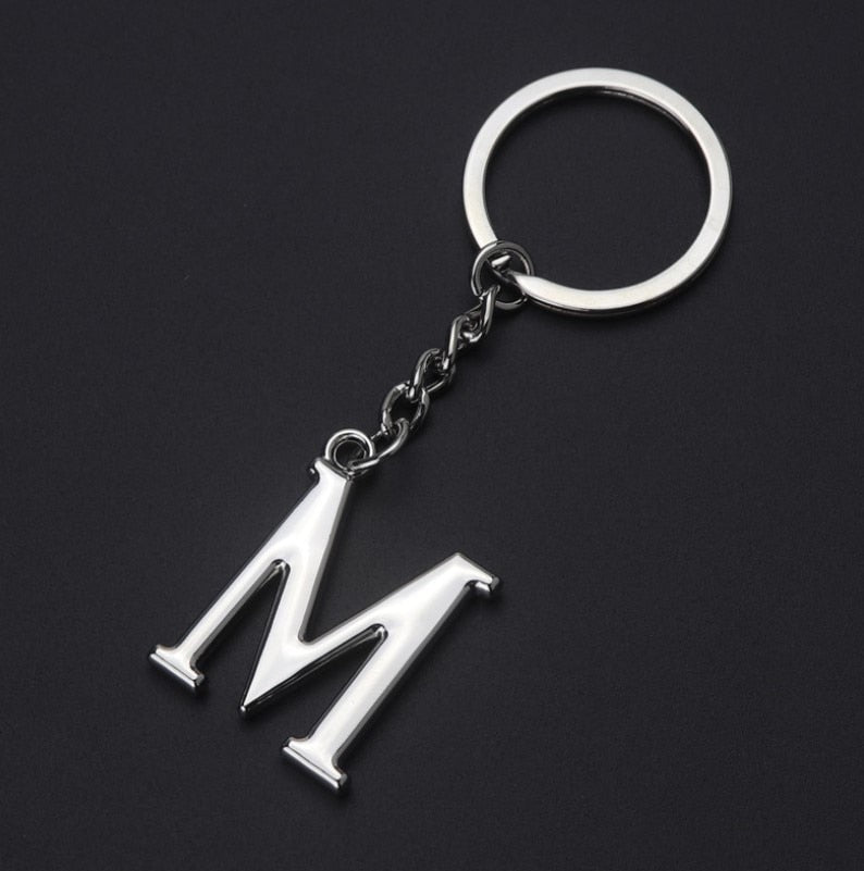 Simplicity A-Z Key Ring - M The Namely Mine thenamelymine