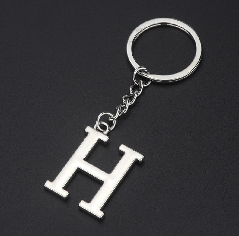 Simplicity A-Z Key Ring - H The Namely Mine thenamelymine