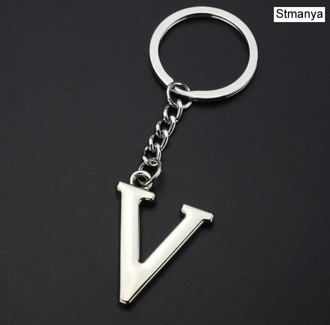 Simplicity A-Z Key Ring - V The Namely Mine thenamelymine